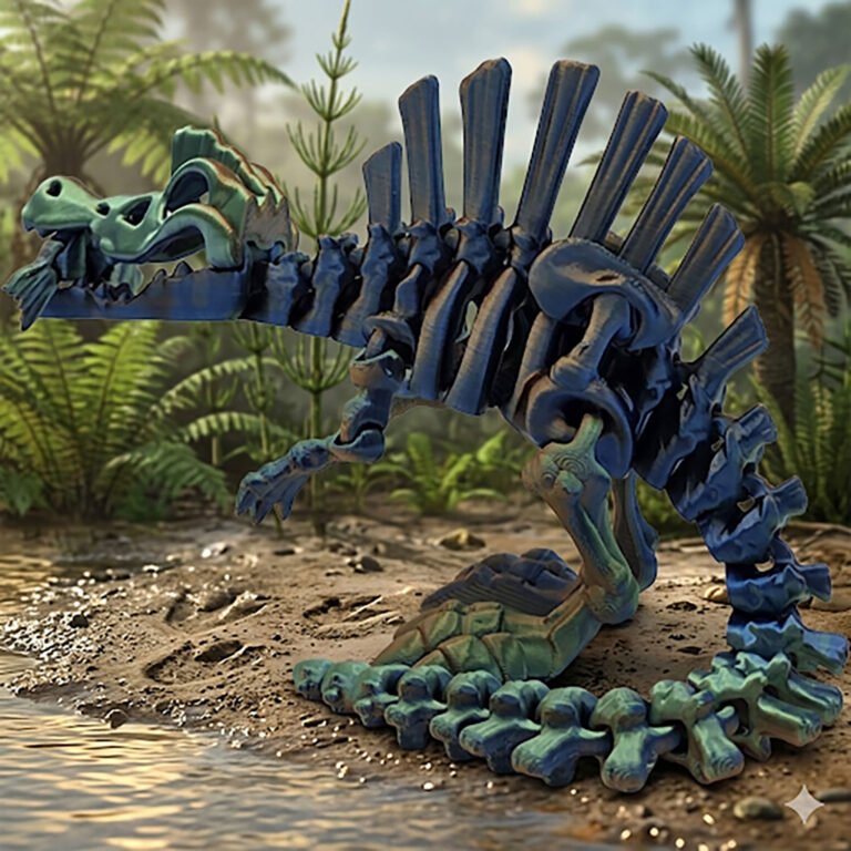 Spinosaurus articulé Fantasia 3D — vue 3
