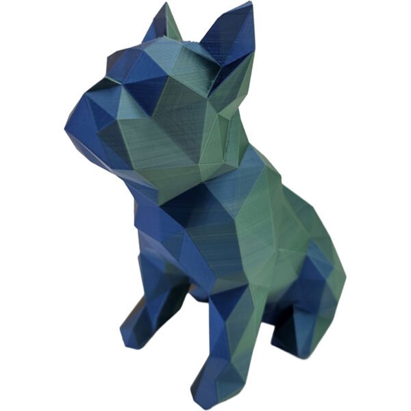 Bouledogue Français Low Poly - 22 cm
