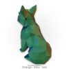 bouledog-francais-lowpoly-orange-bleu-vert-3
