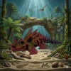Styracosaurus articulé Fantasia 3D — vue 3