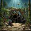 Styracosaurus articulé Fantasia 3D — vue 4
