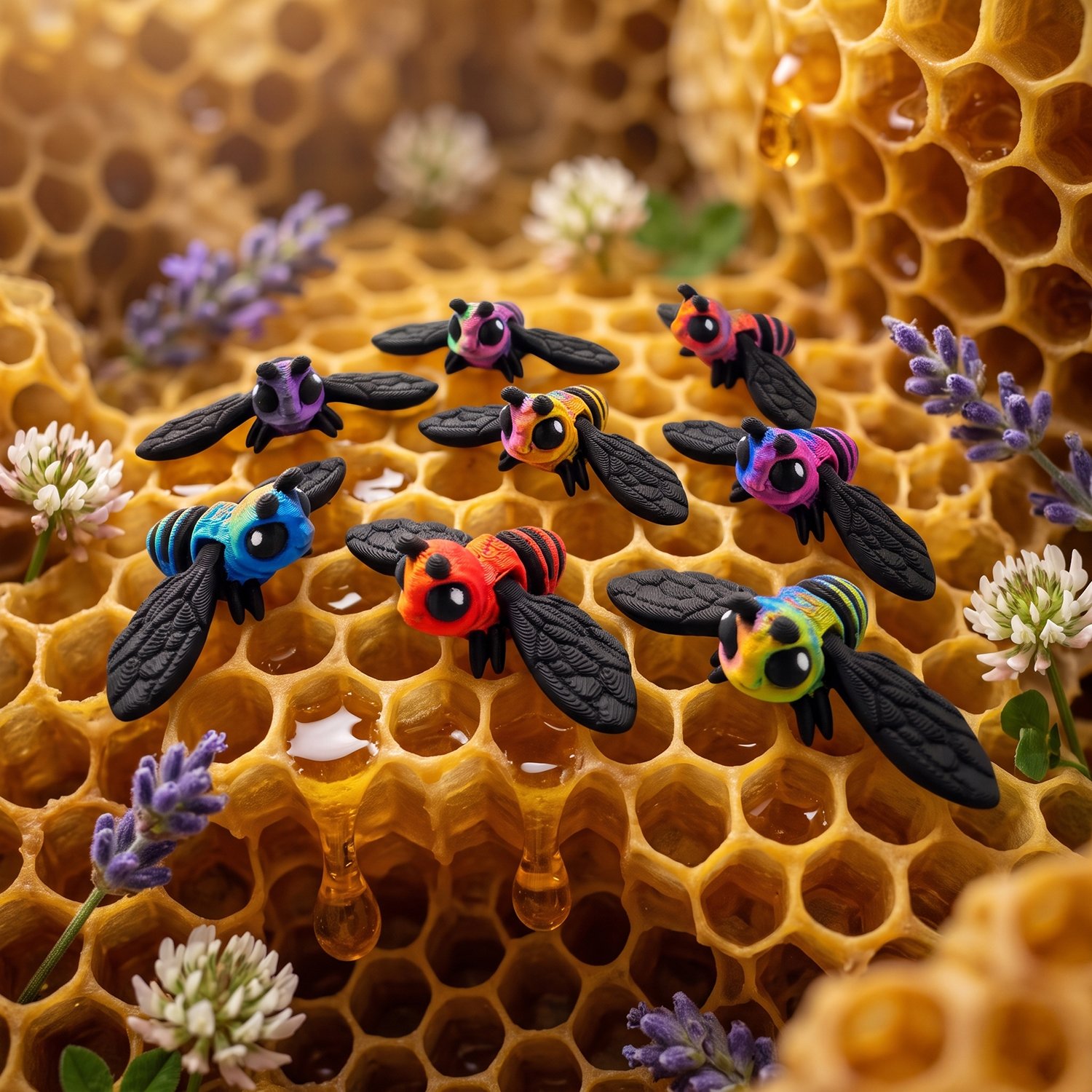 Abeille articulée Fantasia 3D