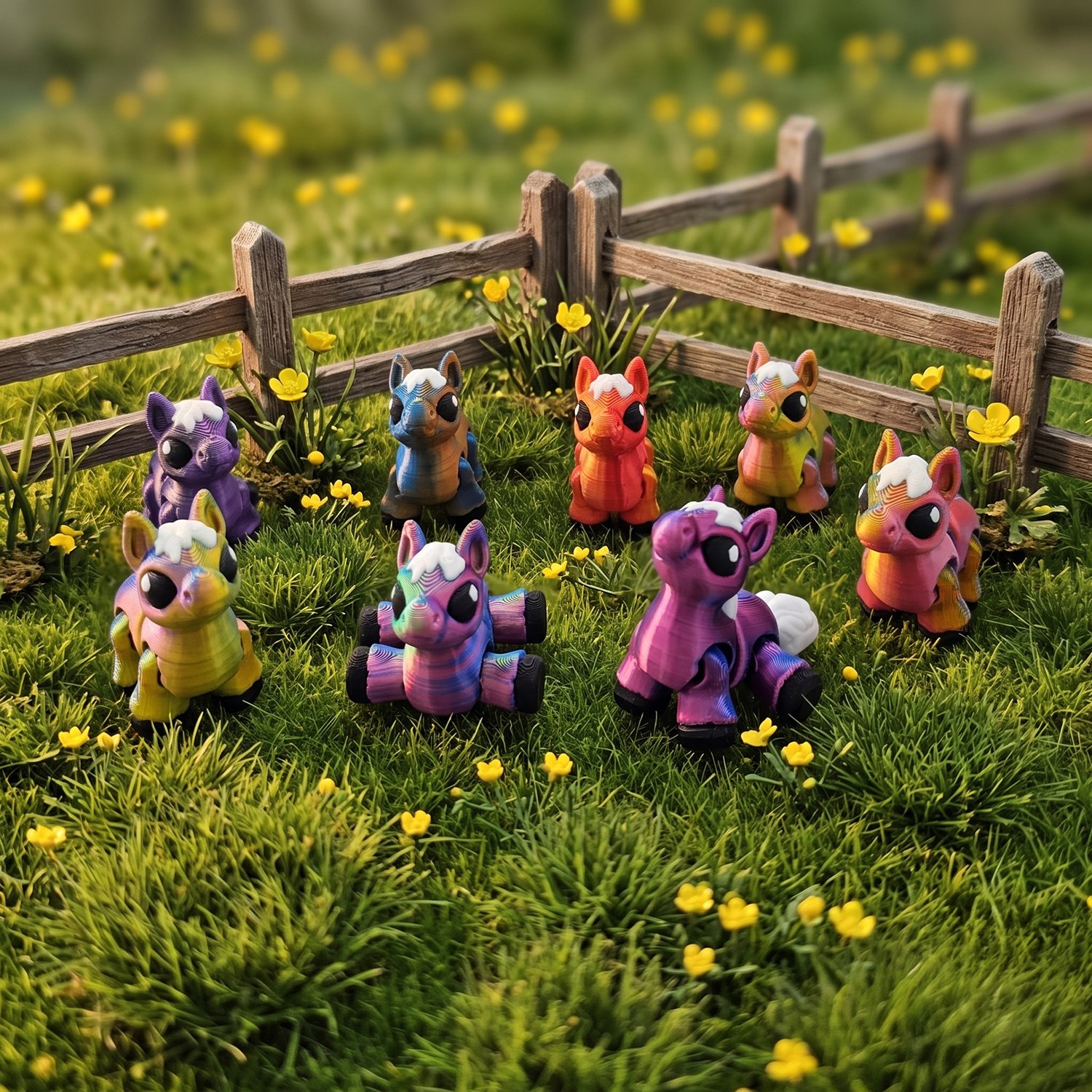 Cheval articulé Fantasia 3D