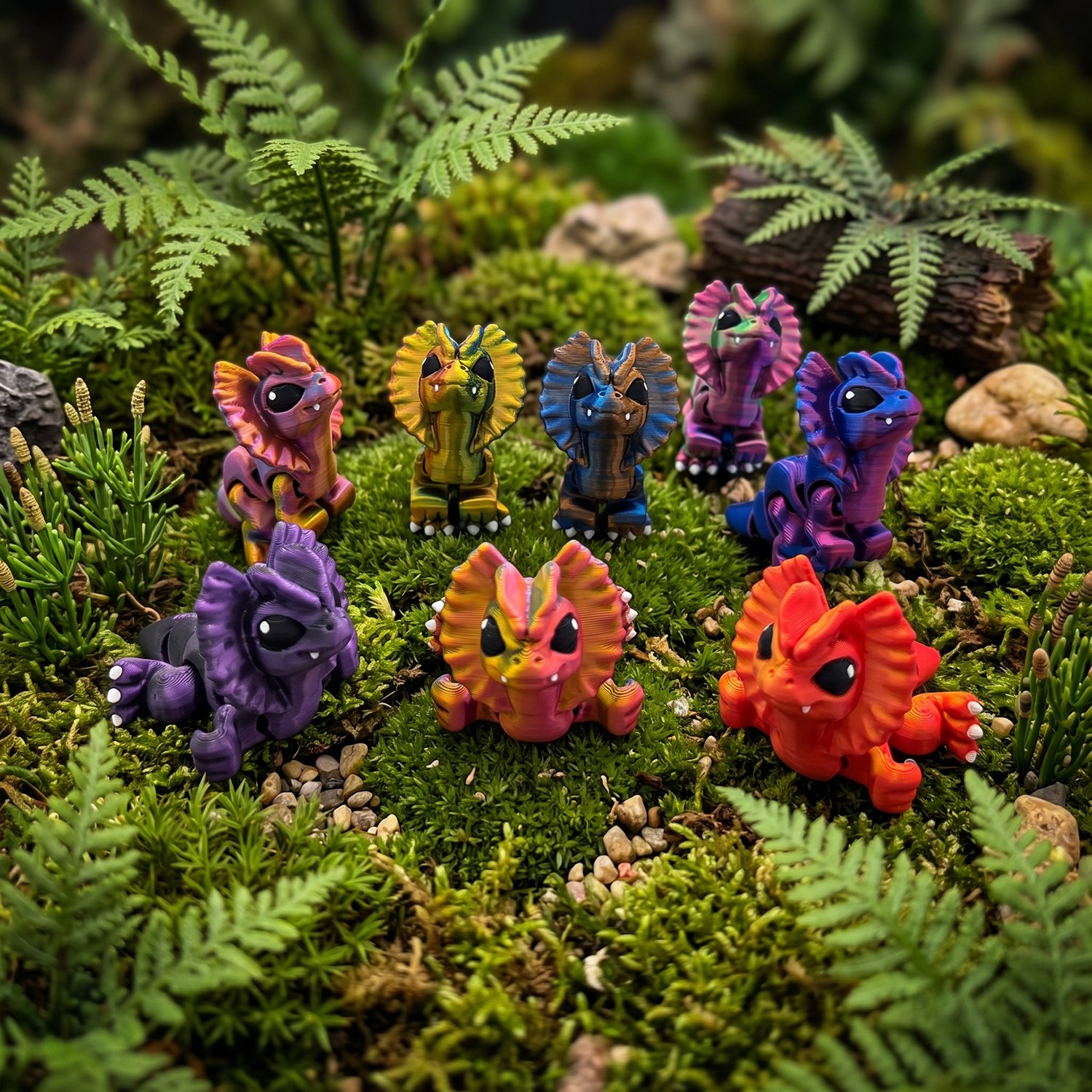Dilophosaure Tiny Fantasia 3D