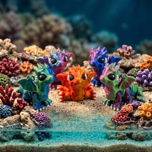 Dragon aquatique articulé Fantasia 3D