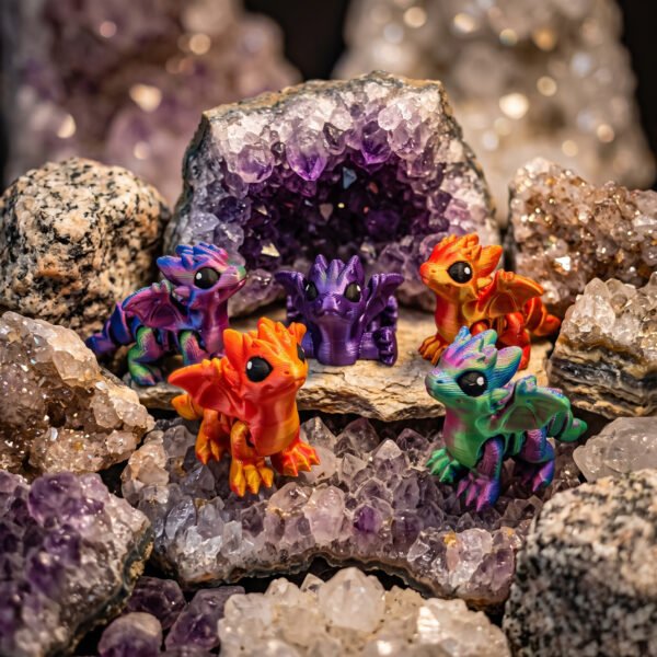 Dragon cristal articulé Fantasia 3D