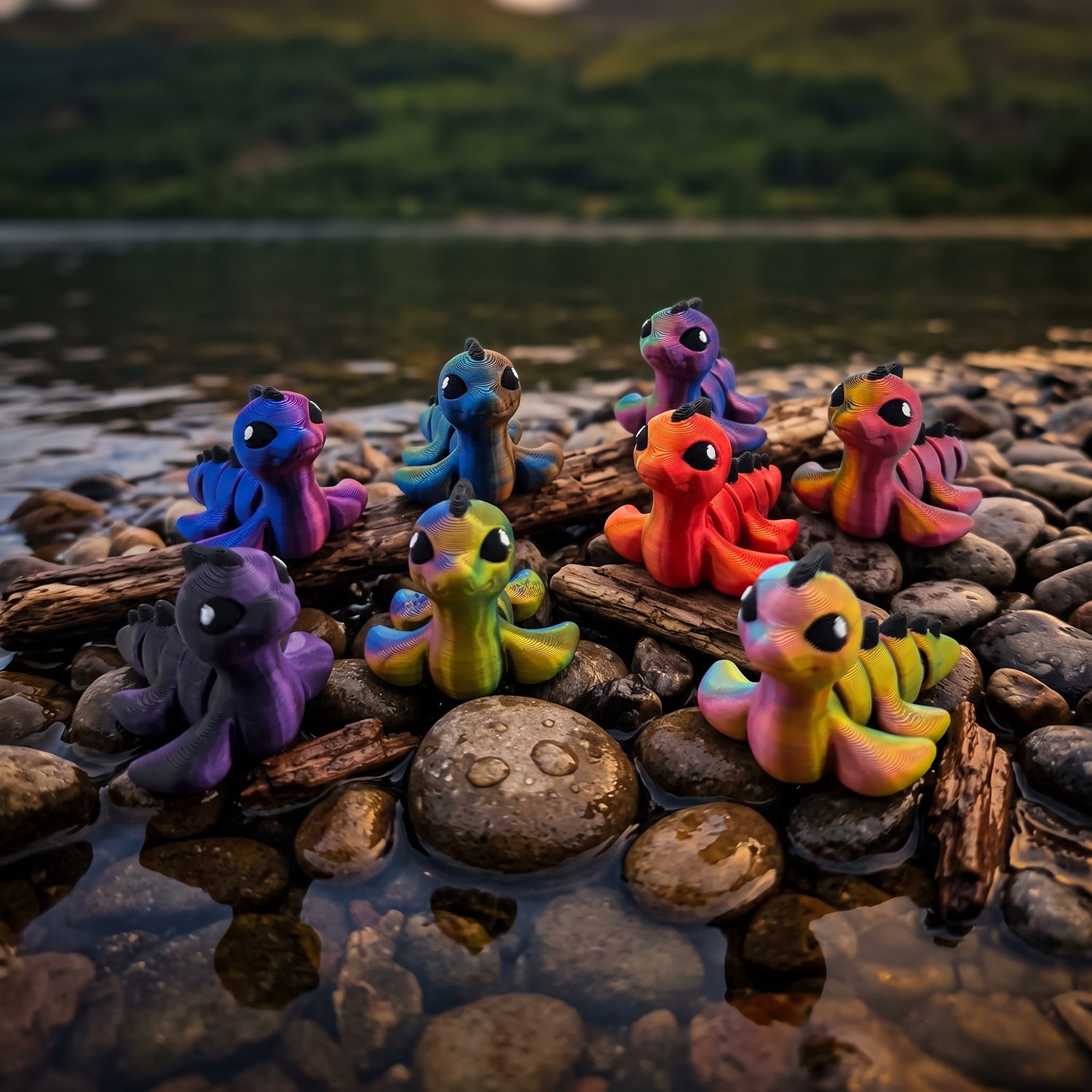 Monstre du Loch Ness Tiny Fantasia 3D