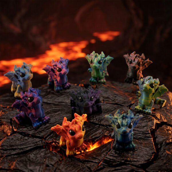 Dragon de Feu Tiny Fantasia 3D
